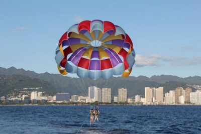 Parasailing Experience in Waikiki, HI - Line length choices and how to pick what feels right