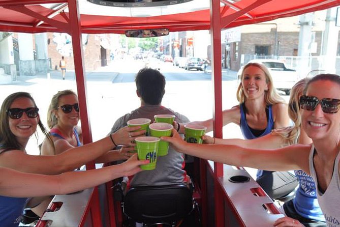 Pedal Bar Crawl of Old Town Scottsdale - The ride loop: Old Town streets, Fashion Square edge, and views