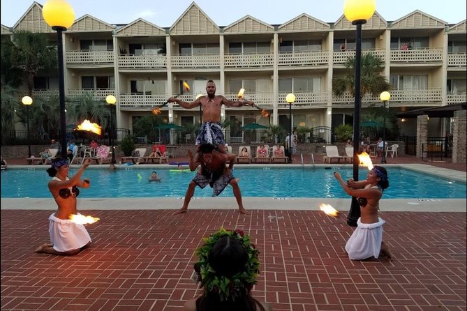 Polynesian Fire Luau and Dinner Show Ticket in Myrtle Beach - The Polynesian show: Hawaii, Tahiti, Tonga, New Zealand, and Samoa