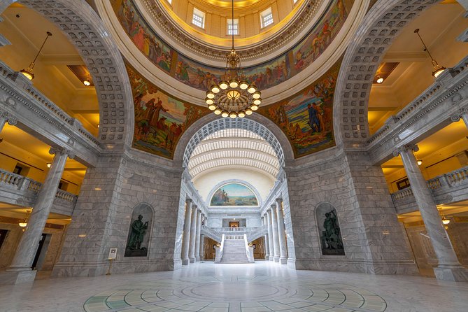 Salt Lake City Guided Bus Tour - Capitol Hill Views and the LDS Conference Center Machine Room