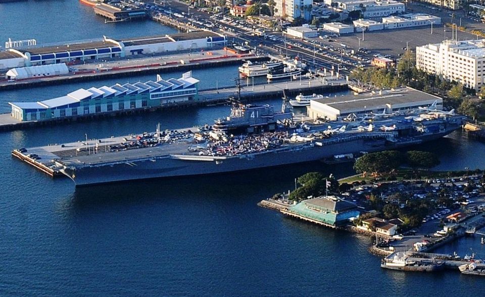 San Diego: USS Midway Museum Entry Ticket - The 60 exhibits and 25 restored aircraft: engine room, berths, and the TOP SECRET exhibit