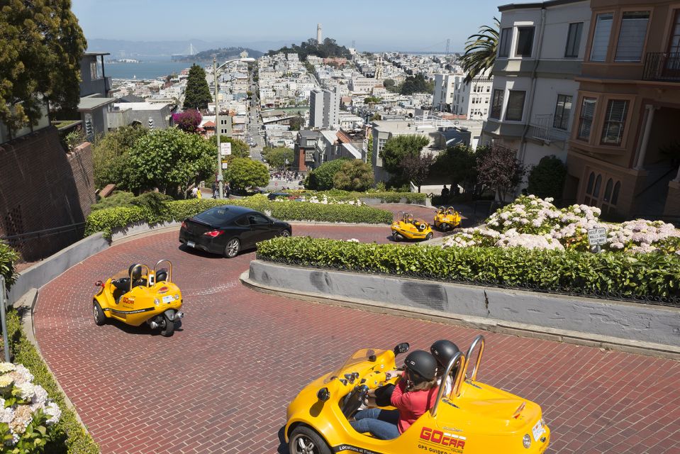 San Francisco: 3-Hour Early Bird GoCar Tour - Golden Gate Bridge Stop: Drive Up, Choose Your Level of Effort