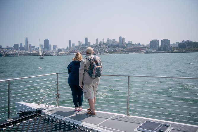 San Francisco Bay Sailing Cruise - Sausalito from the bay: the charming contrast