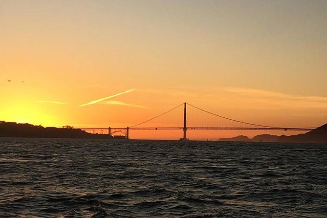 San Francisco Bay Sunset Catamaran Cruise - On-board comfort: indoor 360 views, open trampolines, and jackets
