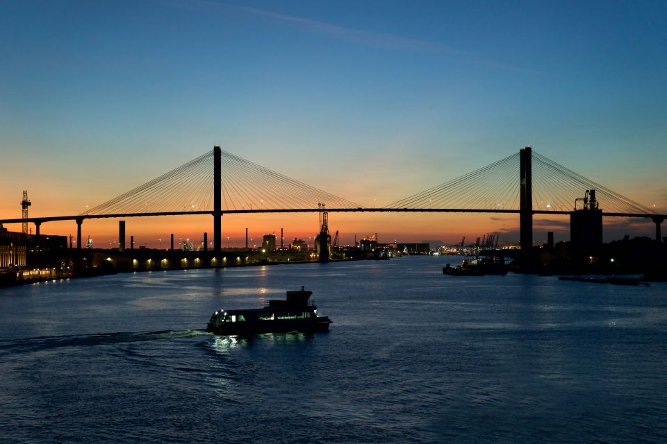 Savannah: Buffet Dinner Cruise with Live Entertainment - What You’ll See Outside: Historic Savannah Under the Stars