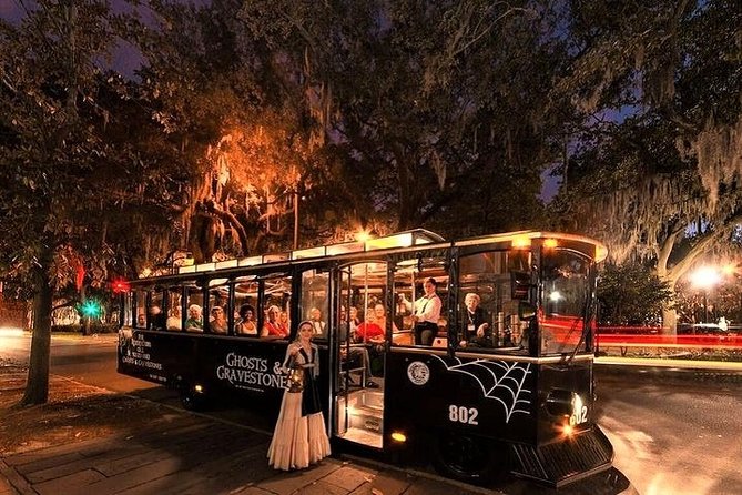 Savannah Ghosts & Gravestones Trolley Tour - River Street After Dark: Perkins and Sons Ship Chandlery in the Spotlight