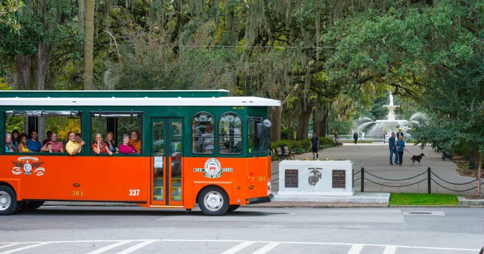 Savannah: Old Town Hop-On Hop-Off Trolley Tour - Comfort notes: tight seating and occasional hiccups