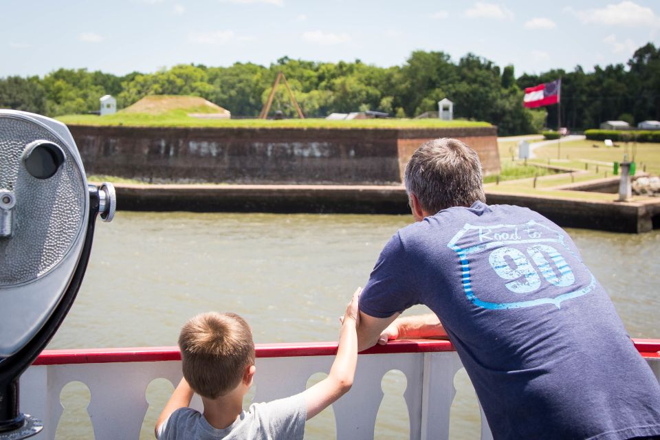 Savannah: Riverboat Narrated Harbor Sightseeing Cruise - Old Fort Jackson from the water: why that artillery stop hits