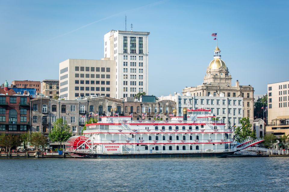 Savannah: Riverboat Narrated Harbor Sightseeing Cruise - Boarding at 9 East River Street: quick parking and dock logistics