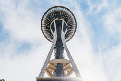 Seattle: Space Needle & Chihuly Garden and Glass Ticket - Space Needle: the fast elevator, the view, and the moving floor