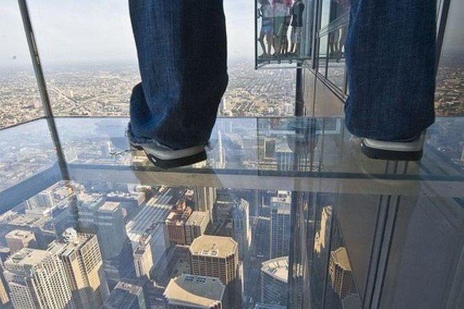 Skydeck - Willis Tower Admission - The Chicago Experience museum on the way up: more than a hallway