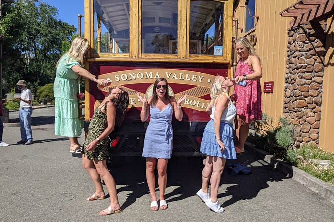 Sonoma Valley Open Air Wine Trolley Tour - The day’s itinerary: four Sonoma winery stops and lunch