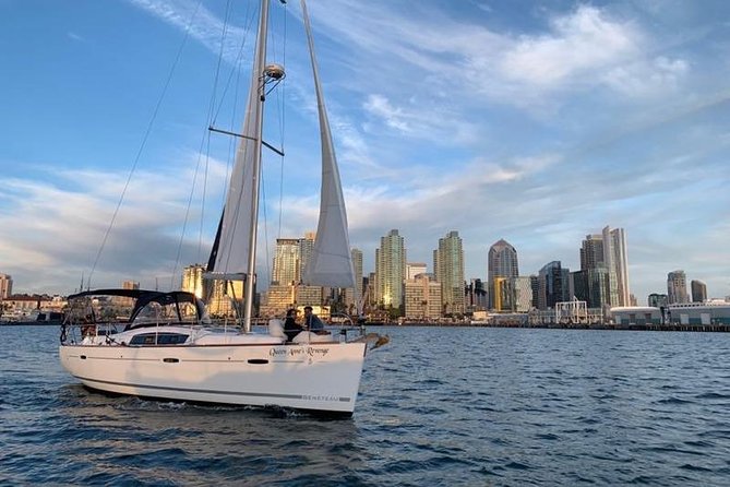 Sunset Sail Along the San Diego Skyline - Weather Reality Check: Light Rain, Fog, and Light-Wind Motoring