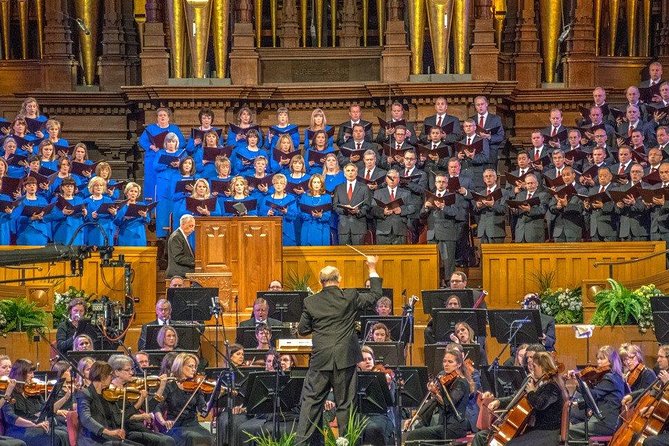 Tabernacle Choir Performance + Salt Lake City Guided Bus Tour - Thursday rehearsal vs Sunday concert: what changes your experience