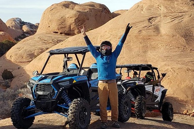 Thrilling 3.5 Hour You-Drive Fins N Things/Hells Revenge UTV Tour - UTV thrills in Moab: Hell’s Revenge on serious slickrock