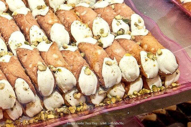 True Crime NYC: Mafia Walk w/Ret. NYPD Detective and Local Food - East Village Red Sauce Joint Start: Spaghetti Welcome and a Full-Size Cannoli