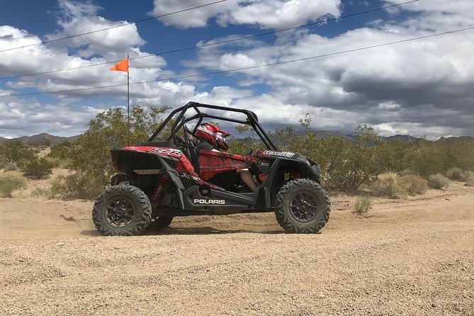 Ultimate Hidden Valley and Primm RZR Adventure from Las Vegas - Your Polaris UTV Setup: Safety Gear, Automatic Controls, and Real Instruction
