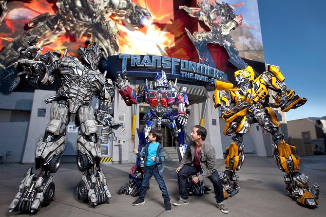 Universal Studios Hollywood General Admission Ticket, California - Thrill ride lineup: Jurassic World, The Mummy, and Transformers 3D