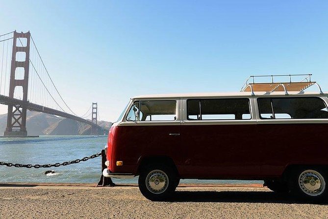 Vantigo - The Original San Francisco VW Bus Tour - Golden Gate Bridge: real photo time at the city’s most photographed span