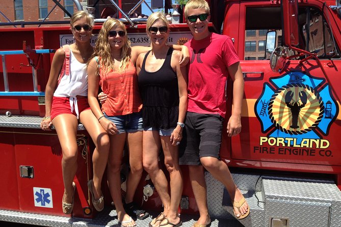 Vintage Fire Truck Sightseeing Tour of Portland Maine - Stop 2: Casco Bay Lines and the islands behind the scenes