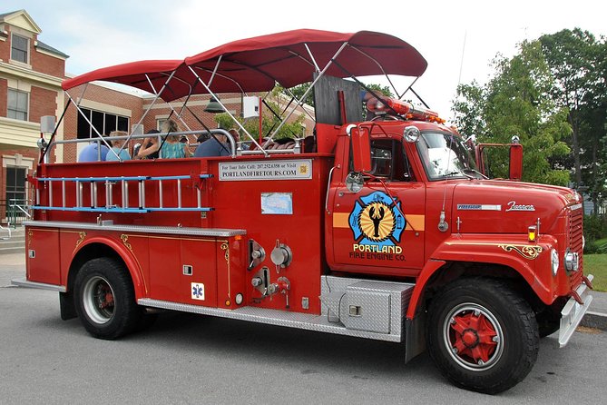 Vintage Fire Truck Sightseeing Tour of Portland Maine - Price and timing: value for a 50-minute orientation loop