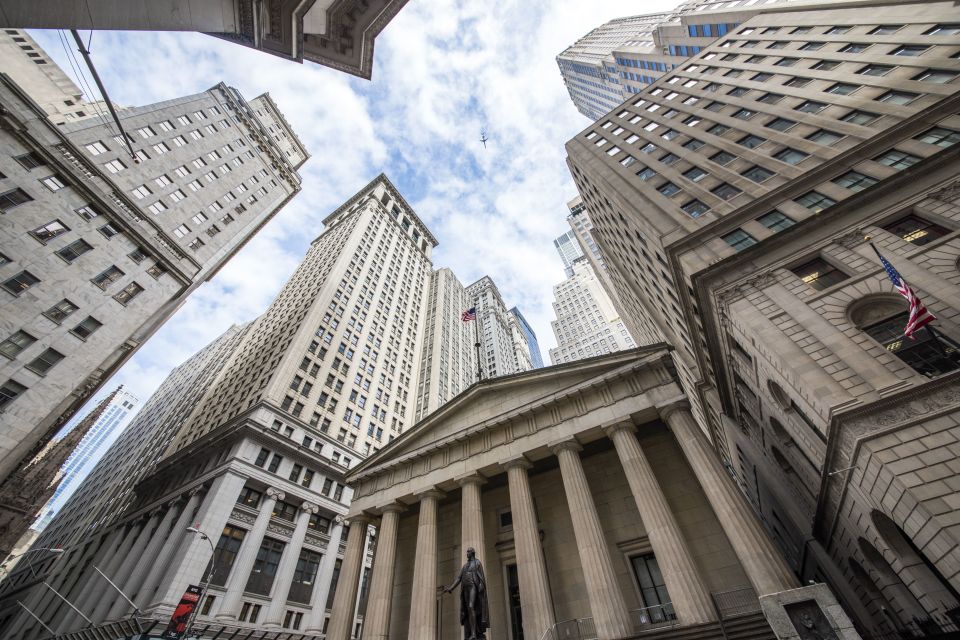 Wall Street Insider Tour with a Finance Professional - Federal Hall: standing near the start of a presidency