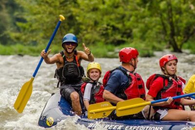 White Water Rafting Experience on the Upper Pigeon River - How the schedule really feels from Hartford to the launch point