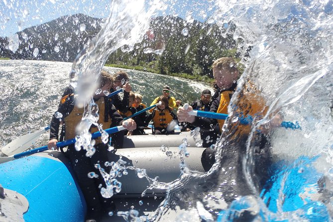 Whitewater Rafting in Jackson Hole : Family Standard Raft - On the water: how paddling works on a standard raft